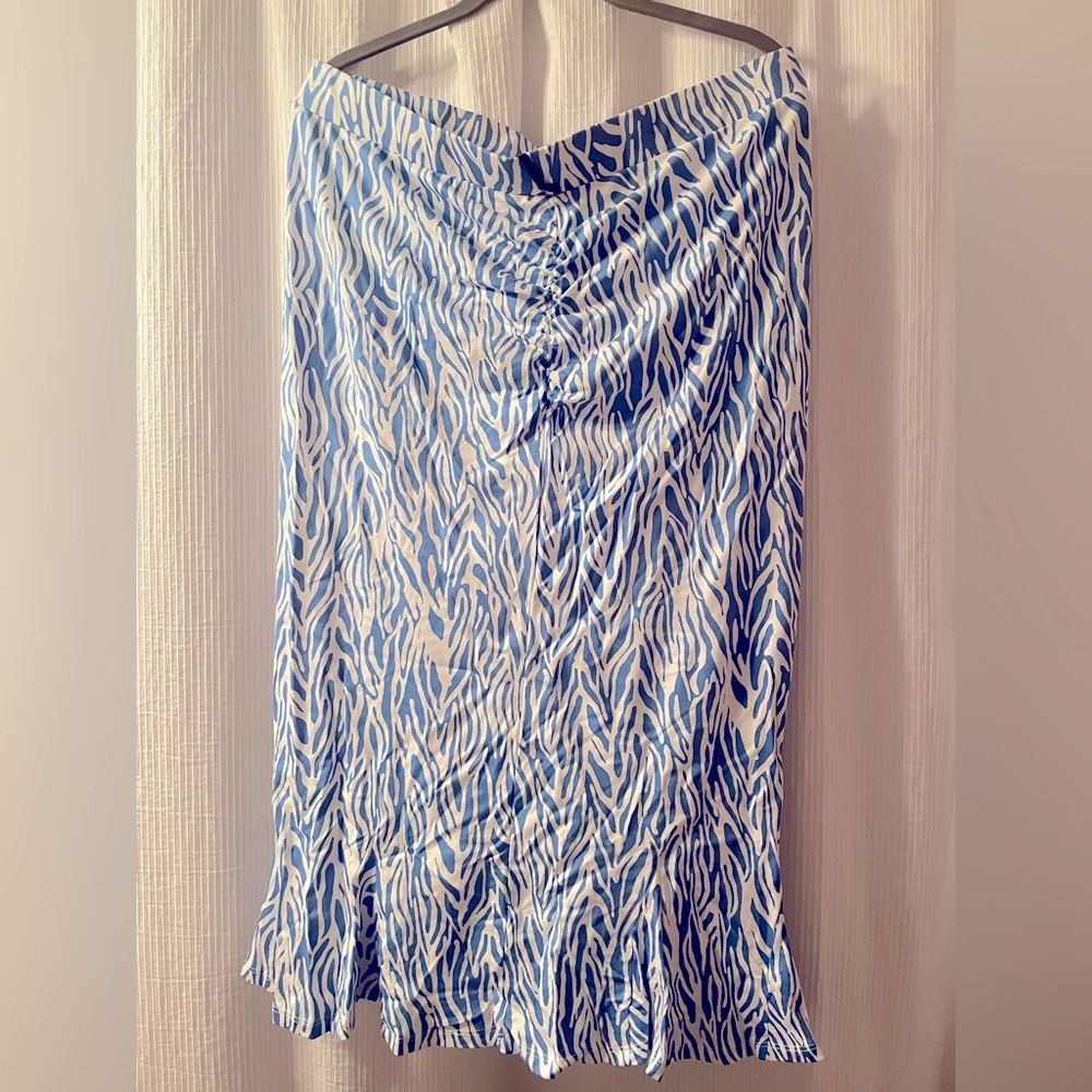 DVF for Target Women’s A-Line Sea Twig Blue Skirt -